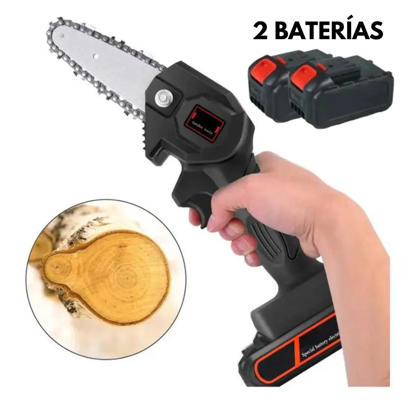 Motosierra Portátil Recargable MegaForce [2 BATERÍAS DE 48V]