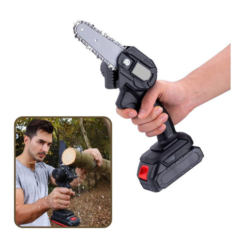 Motosierra Portátil Recargable MegaForce [2 BATERÍAS DE 48V]