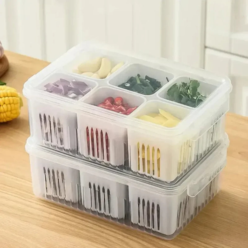 Organizador De Geladeira Com Divisórias - Tazzi