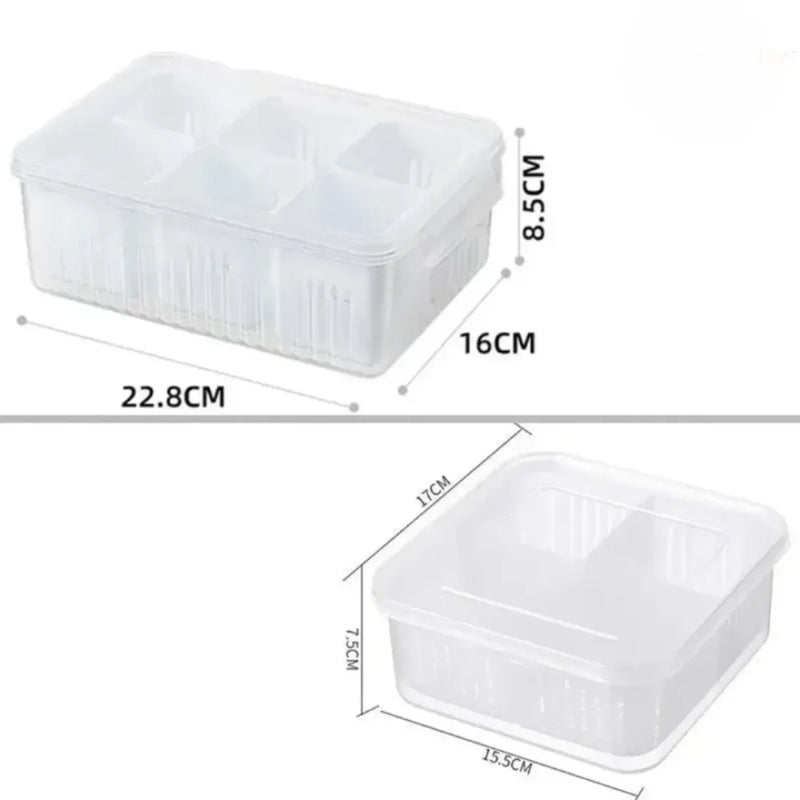 Organizador De Geladeira Com Divisórias - Tazzi