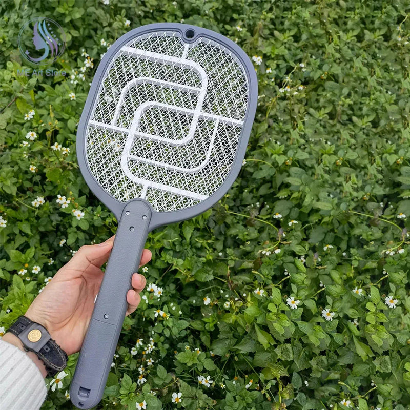 Raquete Mata Mosquito com Ions de Atração