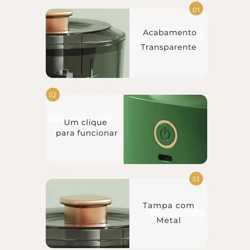 Triturador de Alho Elétrico - Tazzi